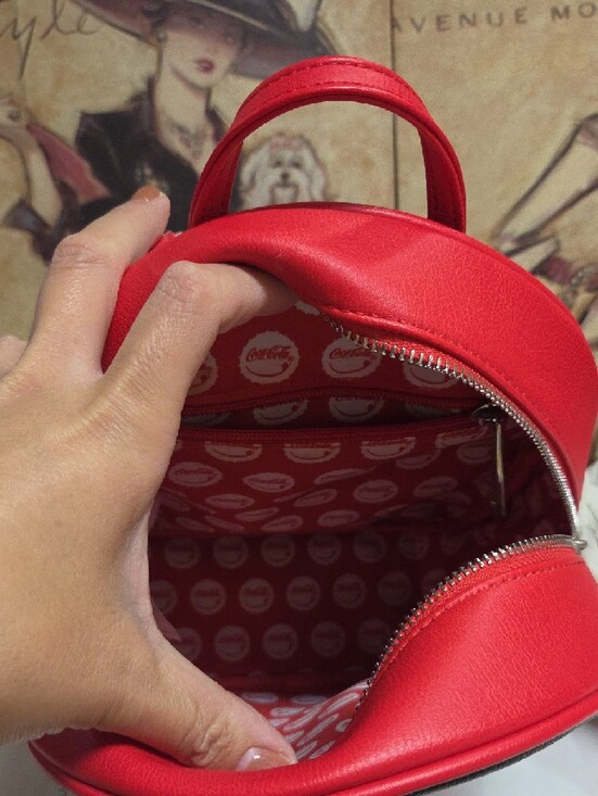Loungefly Coca-Cola Black, Red & White Logo Mini Backpack main image 7